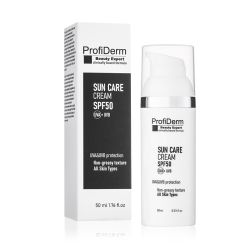 Слънцезащитен крем за лице SPF 50 ProfiDerm