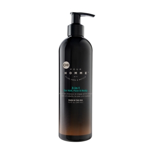 CHI POUR HOMME 3-IN-1 - Шампоан за коса, лице и тяло за мъже 3 в 1